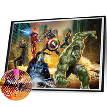 Load image into Gallery viewer, Super Hero 60*50CM (canvas) Full Round Drill Diamond Painting
