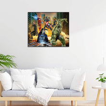 Load image into Gallery viewer, Super Hero 60*50CM (canvas) Full Round Drill Diamond Painting
