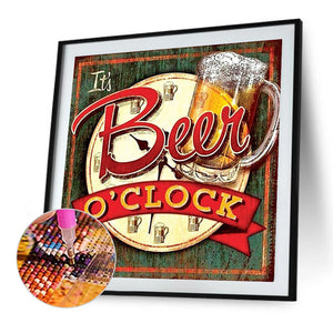 Beer Garden 40*40CM (canvas) Full Square Drill Diamond Painting