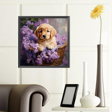 Load image into Gallery viewer, Golden Retriever 40*40CM (canvas) Full Round Drill Diamond Painting
