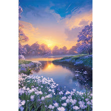 Load image into Gallery viewer, Landscape Flowers 40*60CM (canvas) Full Round Drill Diamond Painting
