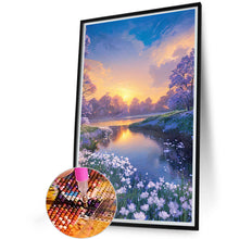 Load image into Gallery viewer, Landscape Flowers 40*60CM (canvas) Full Round Drill Diamond Painting
