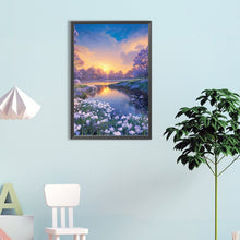 Load image into Gallery viewer, Landscape Flowers 40*60CM (canvas) Full Round Drill Diamond Painting
