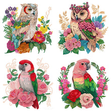 Load image into Gallery viewer, Parrot And Owl 30*30CM (canvas) Partial Special-Shaped Drill Diamond Painting
