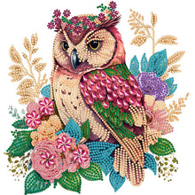 Load image into Gallery viewer, Parrot And Owl 30*30CM (canvas) Partial Special-Shaped Drill Diamond Painting
