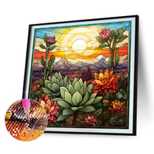 Load image into Gallery viewer, Cactus Flower 30*30CM (canvas) Full Round Drill Diamond Painting
