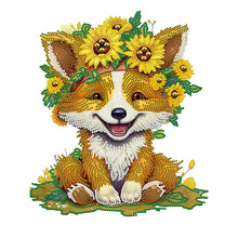 Load image into Gallery viewer, Sunflower Fox 30*40CM (canvas) Partial Special-Shaped Drill Diamond Painting
