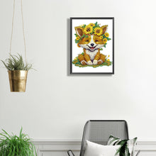 Load image into Gallery viewer, Sunflower Fox 30*40CM (canvas) Partial Special-Shaped Drill Diamond Painting
