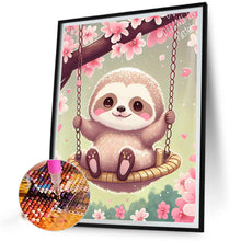 Load image into Gallery viewer, Sloth On A Swing 40*50CM (canvas) Full Round Drill Diamond Painting
