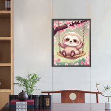 Load image into Gallery viewer, Sloth On A Swing 40*50CM (canvas) Full Round Drill Diamond Painting
