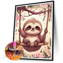 Load image into Gallery viewer, Sloth On A Swing 40*50CM (canvas) Full Round Drill Diamond Painting
