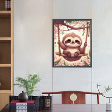 Load image into Gallery viewer, Sloth On A Swing 40*50CM (canvas) Full Round Drill Diamond Painting
