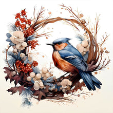 Load image into Gallery viewer, Animals In Wreath 40*40CM (canvas) Full Round Drill Diamond Painting
