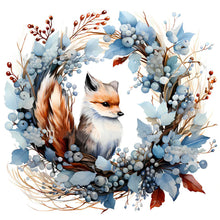 Load image into Gallery viewer, Animals In Wreath 40*40CM (canvas) Full Round Drill Diamond Painting
