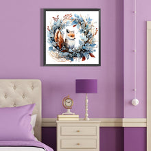 Load image into Gallery viewer, Animals In Wreath 40*40CM (canvas) Full Round Drill Diamond Painting
