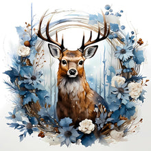 Load image into Gallery viewer, Animals In Wreath 40*40CM (canvas) Full Round Drill Diamond Painting
