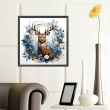 Load image into Gallery viewer, Animals In Wreath 40*40CM (canvas) Full Round Drill Diamond Painting
