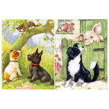 Load image into Gallery viewer, Dog And Cat Pig 30*40CM (canvas) Full Round Drill Diamond Painting
