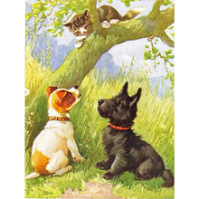 Load image into Gallery viewer, Dog And Cat Pig 30*40CM (canvas) Full Round Drill Diamond Painting
