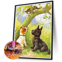 Load image into Gallery viewer, Dog And Cat Pig 30*40CM (canvas) Full Round Drill Diamond Painting
