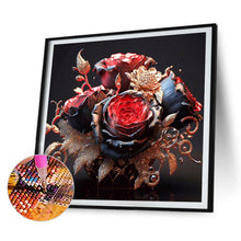 Load image into Gallery viewer, Metal Rose 30*30CM (canvas) Full Round Drill Diamond Painting
