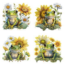 Load image into Gallery viewer, Sunflower Frog 30*30CM (canvas) Full Round Drill Diamond Painting
