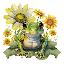 Load image into Gallery viewer, Sunflower Frog 30*30CM (canvas) Full Round Drill Diamond Painting
