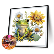 Load image into Gallery viewer, Sunflower Frog 30*30CM (canvas) Full Round Drill Diamond Painting
