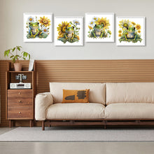 Load image into Gallery viewer, Sunflower Frog 30*30CM (canvas) Full Round Drill Diamond Painting
