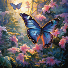 Load image into Gallery viewer, Garden Butterfly 30*30CM (canvas) Full Round Drill Diamond Painting
