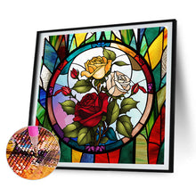 Load image into Gallery viewer, Classical Vase Glass Painting 30*30CM (canvas) Full Round Drill Diamond Painting
