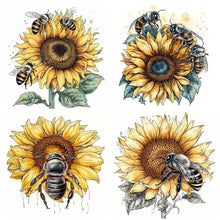 Load image into Gallery viewer, Sunflower Honey 30*30CM (canvas) Full Round Drill Diamond Painting
