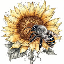 Load image into Gallery viewer, Sunflower Honey 30*30CM (canvas) Full Round Drill Diamond Painting
