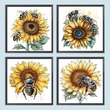 Load image into Gallery viewer, Sunflower Honey 30*30CM (canvas) Full Round Drill Diamond Painting
