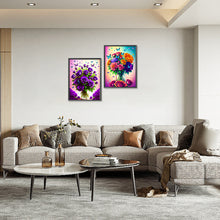 Load image into Gallery viewer, Flowers And Butterflies 30*40CM (canvas) Full Round Drill Diamond Painting
