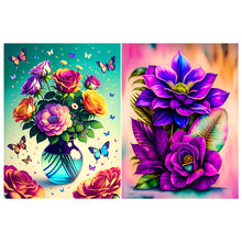 Load image into Gallery viewer, Gorgeous Flowers 30*40CM (canvas) Full Round Drill Diamond Painting
