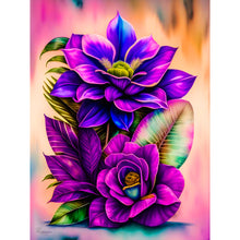 Load image into Gallery viewer, Gorgeous Flowers 30*40CM (canvas) Full Round Drill Diamond Painting
