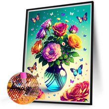 Load image into Gallery viewer, Gorgeous Flowers 30*40CM (canvas) Full Round Drill Diamond Painting
