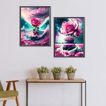 Load image into Gallery viewer, Roses And Sea 30*40CM (canvas) Full Round Drill Diamond Painting
