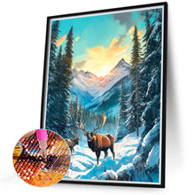 Load image into Gallery viewer, Autumn And Winter Elk 30*40CM (canvas) Full Round Drill Diamond Painting
