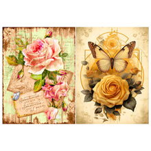 Load image into Gallery viewer, Roses And Letters 30*40CM (canvas) Full Round Drill Diamond Painting
