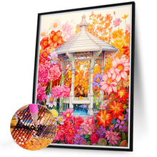 Load image into Gallery viewer, Courtyard And Corner 30*40CM (canvas) Full Round Drill Diamond Painting
