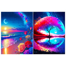 Load image into Gallery viewer, Dreamy Tree And Seaside 30*40CM (canvas) Full Round Drill Diamond Painting
