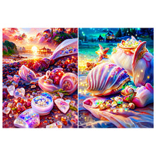 Load image into Gallery viewer, Dream Shell Scene 30*40CM (canvas) Full Round Drill Diamond Painting
