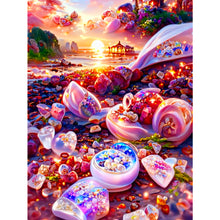 Load image into Gallery viewer, Dream Shell Scene 30*40CM (canvas) Full Round Drill Diamond Painting
