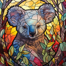 Load image into Gallery viewer, Koala Glass Painting 40*40CM (canvas) Full Round Drill Diamond Painting
