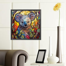 Load image into Gallery viewer, Koala Glass Painting 40*40CM (canvas) Full Round Drill Diamond Painting
