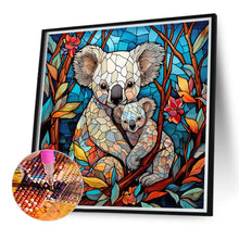 Load image into Gallery viewer, Koala Glass Painting 40*40CM (canvas) Full Round Drill Diamond Painting
