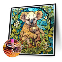 Load image into Gallery viewer, Koala Glass Painting 40*40CM (canvas) Full Round Drill Diamond Painting
