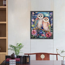 Load image into Gallery viewer, Forest Owl 40*50CM (canvas) Full Round Drill Diamond Painting
